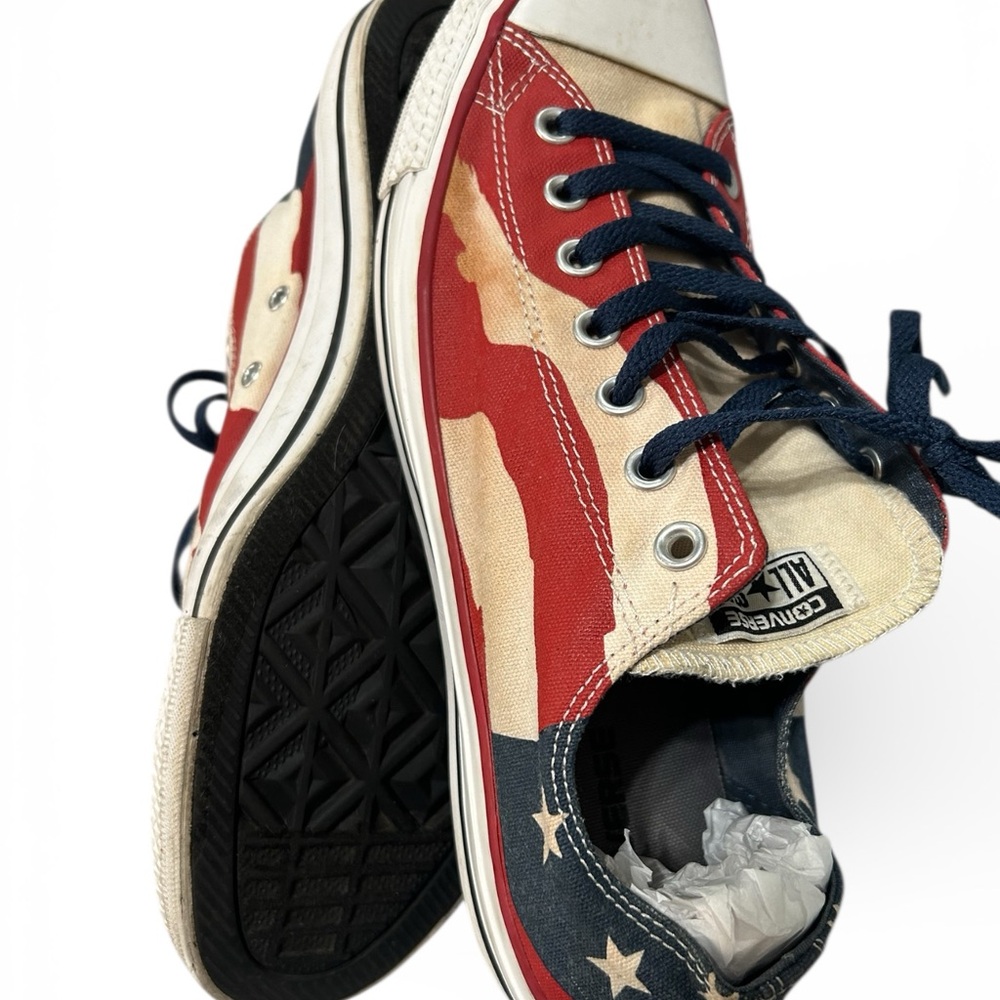 USA flag Low Chuck Taylor Converse - Picture 7 of 10